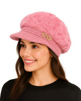 Zibell Women’s Winter Knit Beret Hat – Warm & Stylish Beanie for Cold Weather